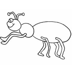 Раскраска: муравей (Животные) #6933 - Бесплатные раскраски для печати