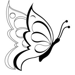 Раскраска: бабочка (Животные) #15684 - Бесплатные раскраски для печати
