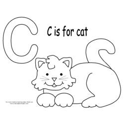 Раскраска: кот (Животные) #1801 - Бесплатные раскраски для печати