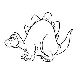 Раскраска: динозавр (Животные) #5496 - Бесплатные раскраски для печати