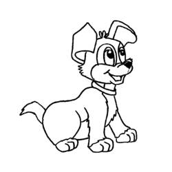 Раскраска: собака (Животные) #3090 - Бесплатные раскраски для печати