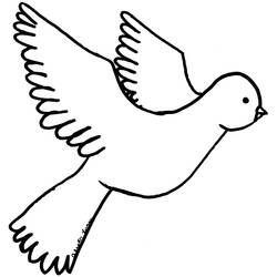 Раскраска: голубь (Животные) #3885 - Бесплатные раскраски для печати