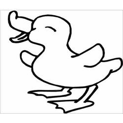Раскраска: утка (Животные) #1451 - Бесплатные раскраски для печати
