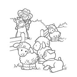 Раскраска: Сельскохозяйственные животные (Животные) #21414 - Бесплатные раскраски для печати