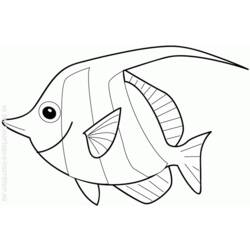 Раскраска: рыба (Животные) #17122 - Бесплатные раскраски для печати