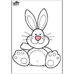 Раскраска: заяц (Животные) #10091 - Бесплатные раскраски для печати