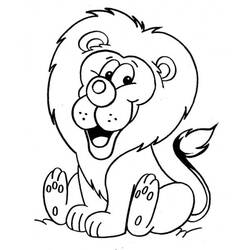 Раскраска: лев (Животные) #10253 - Бесплатные раскраски для печати
