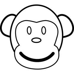 Раскраска: обезьяна (Животные) #14170 - Бесплатные раскраски для печати