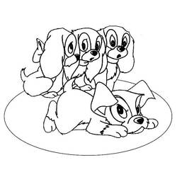 Раскраска: щенок (Животные) #2919 - Бесплатные раскраски для печати