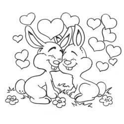 Раскраска: кролик (Животные) #9551 - Бесплатные раскраски для печати