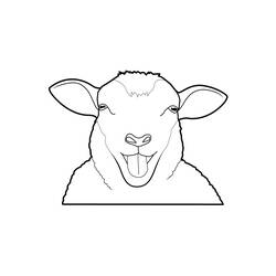 Раскраска: овца (Животные) #11417 - Бесплатные раскраски для печати