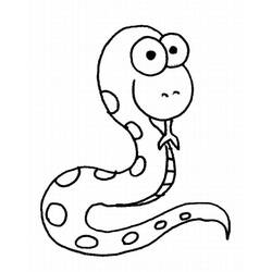 Раскраска: змея (Животные) #14376 - Бесплатные раскраски для печати