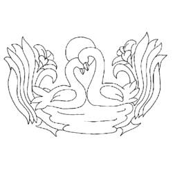 Раскраска: лебедь (Животные) #5081 - Бесплатные раскраски для печати