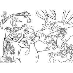 Раскраска: зоопарк (Животные) #12676 - Бесплатные раскраски для печати