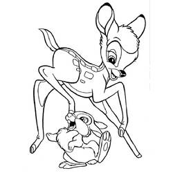 Раскраска: Bambi (Анимационные фильмы) #128514 - Бесплатные раскраски для печати