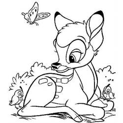 Раскраска: Bambi (Анимационные фильмы) #128671 - Бесплатные раскраски для печати