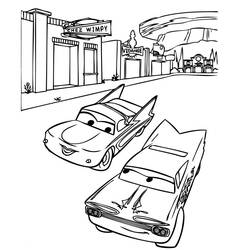 Раскраска: Баньоль (Автомобили) (Анимационные фильмы) #132607 - Бесплатные раскраски для печати