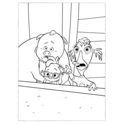 Раскраска: Маленький Цыпленок (Цыпленок Маленький) (Анимационные фильмы) #72670 - Бесплатные раскраски для печати