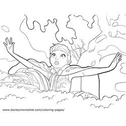 Раскраска: Снежная королева (Анимационные фильмы) #71690 - Бесплатные раскраски для печати