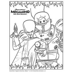 Раскраска: Мегамозг (Анимационные фильмы) #46326 - Бесплатные раскраски для печати