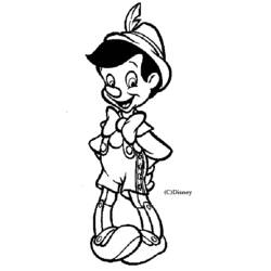 Раскраска: Пиноккио (Анимационные фильмы) #132262 - Бесплатные раскраски для печати
