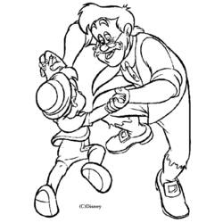 Раскраска: Пиноккио (Анимационные фильмы) #132273 - Бесплатные раскраски для печати