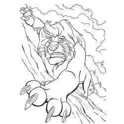 Раскраска: Король Лев (Анимационные фильмы) #73867 - Бесплатные раскраски для печати