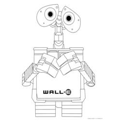 Раскраска: Wall-E (Анимационные фильмы) #132119 - Бесплатные раскраски для печати