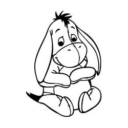 Раскраска: Винни-Пух (Анимационные фильмы) #28859 - Бесплатные раскраски для печати