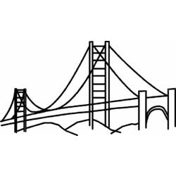 Раскраска: мост (Здания и Архитектура) #62884 - Бесплатные раскраски для печати
