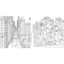 Раскраска: город (Здания и Архитектура) #64910 - Бесплатные раскраски для печати
