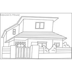 Раскраска: дом (Здания и Архитектура) #64739 - Бесплатные раскраски для печати