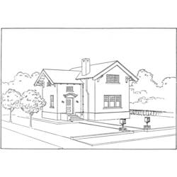 Раскраска: дом (Здания и Архитектура) #66452 - Бесплатные раскраски для печати