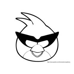Раскраска: Angry Birds (мультфильмы) #25018 - Бесплатные раскраски для печати
