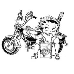 Раскраска: Бетти Буп (мультфильмы) #25948 - Бесплатные раскраски для печати