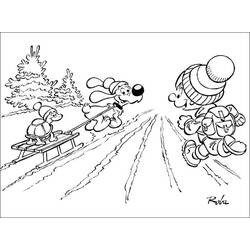 Раскраска: Болл и Билл (мультфильмы) #25407 - Бесплатные раскраски для печати