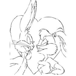 Раскраска: Зайчик жучки (мультфильмы) #26461 - Бесплатные раскраски для печати