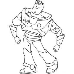 Раскраска: Приключения Базз Лайтер (мультфильмы) #46711 - Бесплатные раскраски для печати