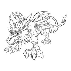 Раскраска: Digimon (мультфильмы) #51473 - Бесплатные раскраски для печати