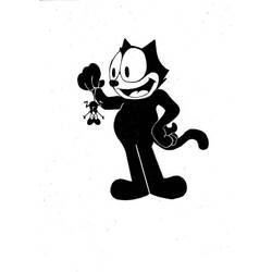Раскраска: Кот феликс (мультфильмы) #47906 - Бесплатные раскраски для печати