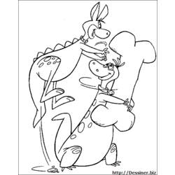 Раскраска: Флинстоуны (мультфильмы) #29602 - Бесплатные раскраски для печати