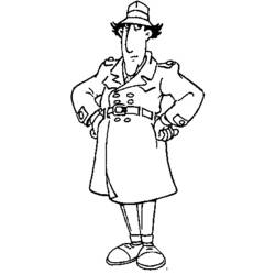 Раскраска: Инспектор Гаджет (мультфильмы) #38896 - Бесплатные раскраски для печати