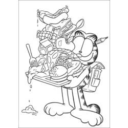 Раскраска: Garfield (мультфильмы) #26243 - Бесплатные раскраски для печати