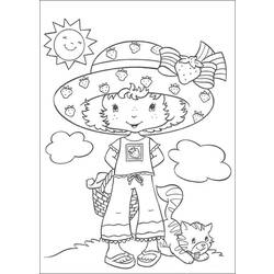 Раскраска: Клубника Шарлотта / Фризинет (мультфильмы) #35590 - Бесплатные раскраски для печати