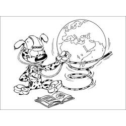 Раскраска: Marsupilami (мультфильмы) #50129 - Бесплатные раскраски для печати