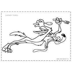 Раскраска: Beep Beep и Койот (мультфильмы) #47266 - Бесплатные раскраски для печати