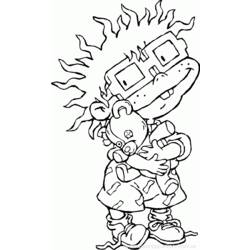 Раскраска: Rugrats (мультфильмы) #52777 - Бесплатные раскраски для печати