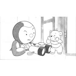 Раскраска: Чупи и Дуду (мультфильмы) #34135 - Бесплатные раскраски для печати