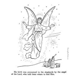 Раскраска: ангел (Персонажи) #86259 - Бесплатные раскраски для печати