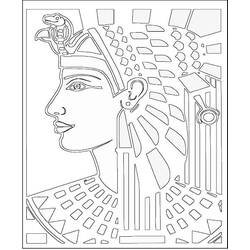 Раскраска: Клеопатра (Персонажи) #90572 - Бесплатные раскраски для печати